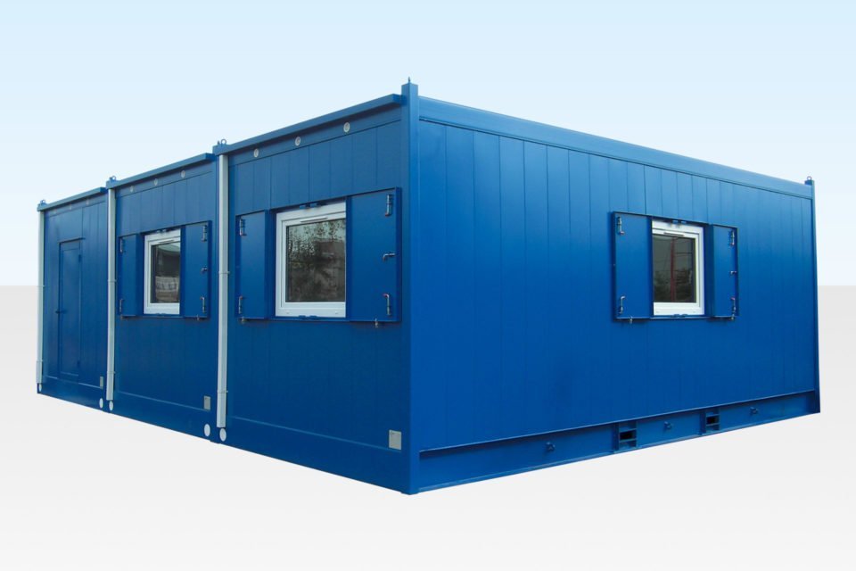 3 bay anti vandal modular building exterior
