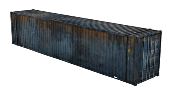 45 Ft Hc Container For Sale Used Blue - Image 2